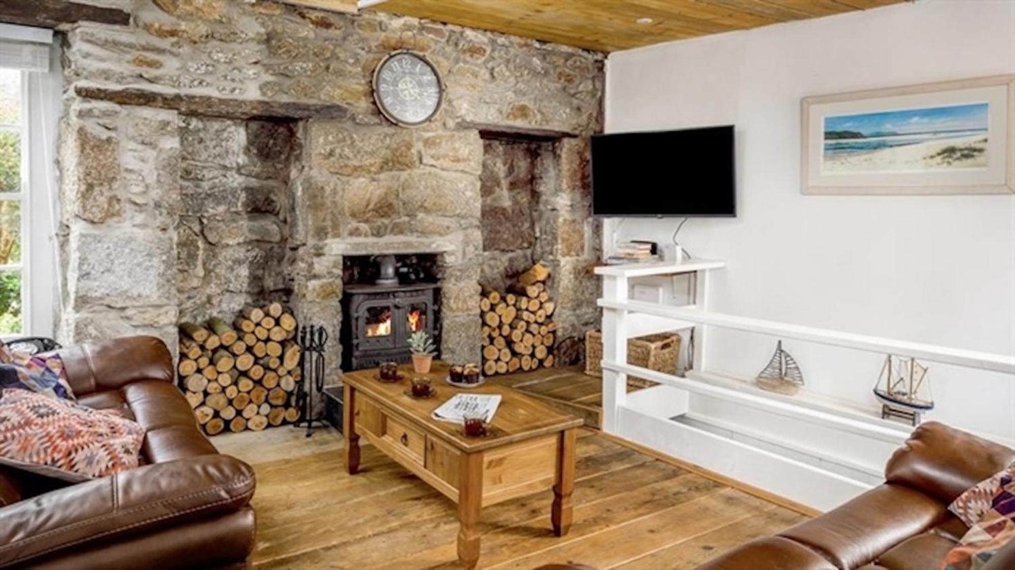 Boatsman'S Cottage- Sleeps 4- Garage- Mousehole Esterno foto